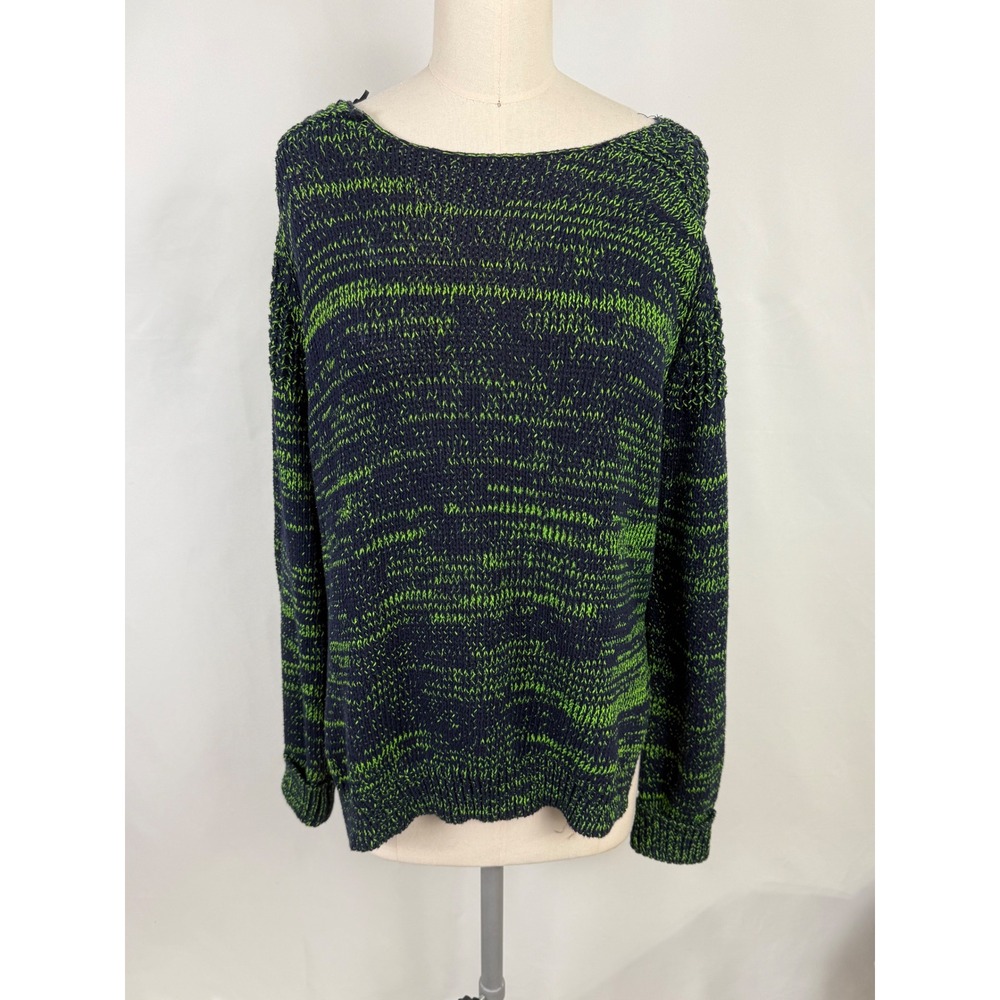Topshop Sweater US 8 Neon Knitwear Pullover Halloween Gothcore Grunge Dark